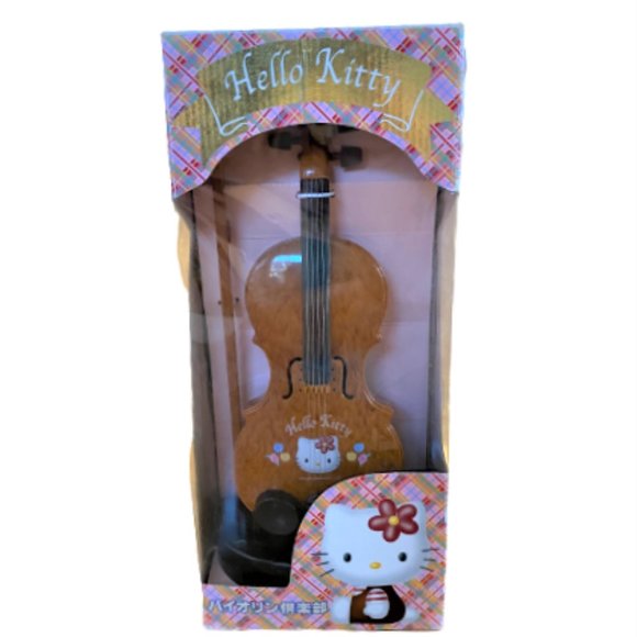 RARE Vintage 1999 Sanrio HELLO KITTY Musical Toy VIOLIN Plays 8 Songs MIB - Picture 6 of 10